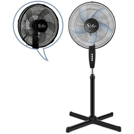 IPOWER 16″ 3 Adjustable Speed Pedestal Stand Fan with fan cover HIFANXSTAND16CVR